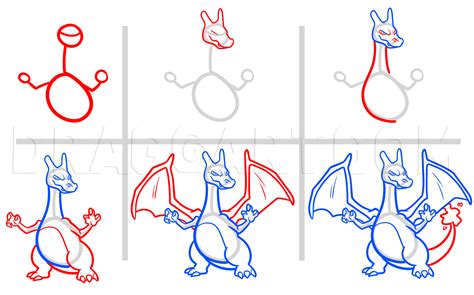charizard drawing easy|How To Draw Charizard Pokemon .